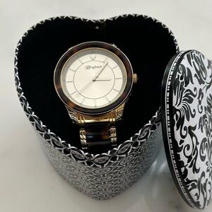 Brighton Carpenteria Gold & Tortoise Watch